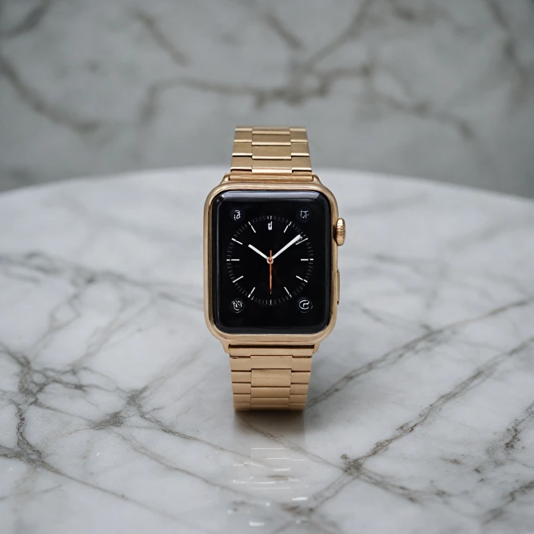 Enhance Your Style with a Silver and Gold Apple Watch Band